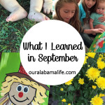 Four Things I Learned in September