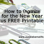How to Organize for the New Year (Plus Free Printables!)